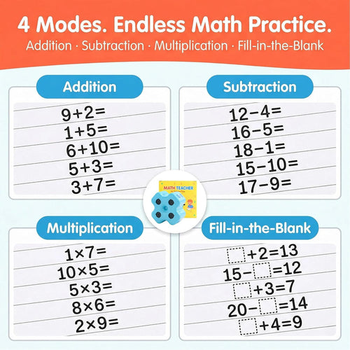 Math Teacher 4-in-1 Stamp