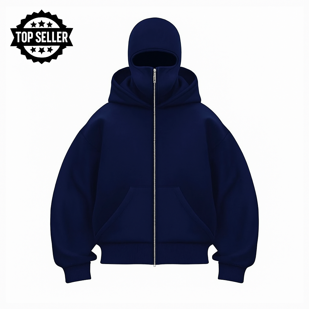 Aurevo 3-in-1 Tech Hoodie: All-Weather, Built-In Face Cover - Unisex