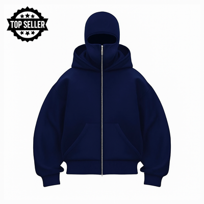 Aurevo 3-in-1 Tech Hoodie: All-Weather, Built-In Face Cover - Unisex