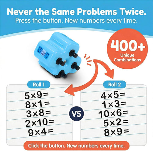 Math Teacher 4-in-1 Stamp