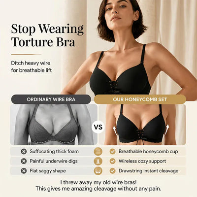 Women's Seamless Breathable Push-Up Support Bra