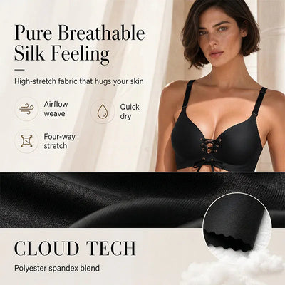 Women's Seamless Breathable Push-Up Support Bra
