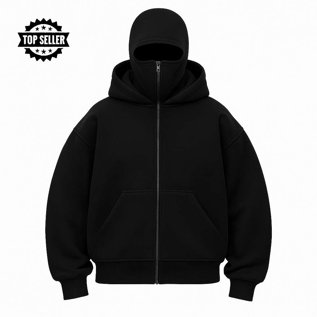 Aurevo 3-in-1 Tech Hoodie: All-Weather, Built-In Face Cover - Unisex