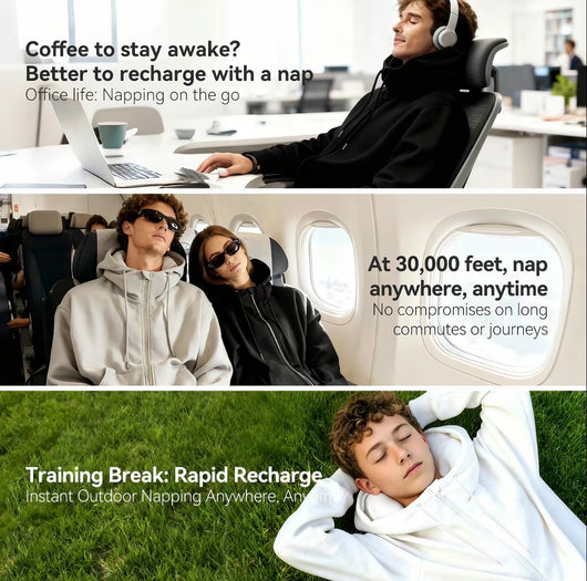 Your Hoodie Just Became a Neck Pillow.