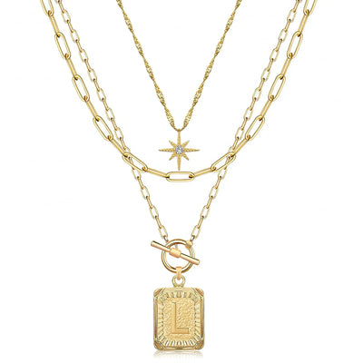 Bohemia Necklace With Personlized Letter