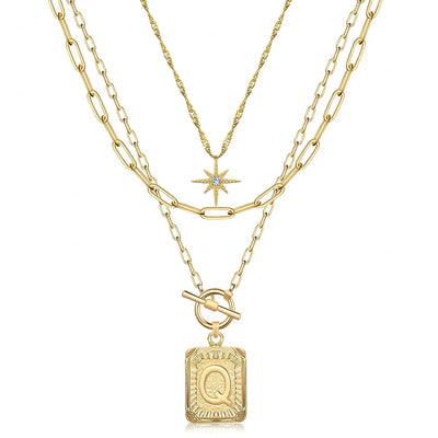 Bohemia Necklace With Personlized Letter