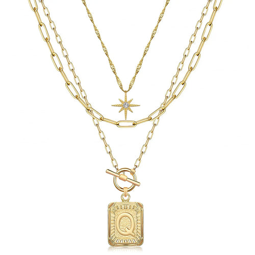 Bohemia Necklace With Personlized Letter