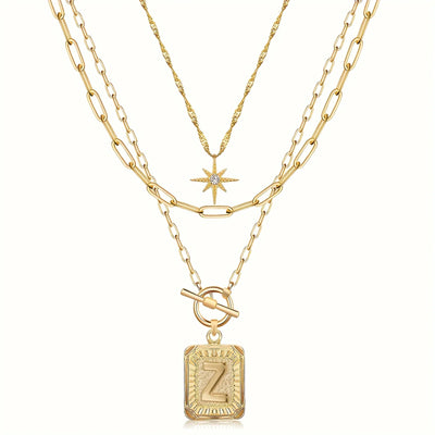 Bohemia Necklace With Personlized Letter