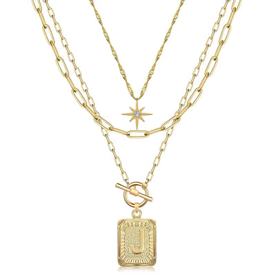 Bohemia Necklace With Personlized Letter