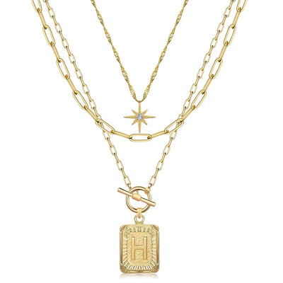 Bohemia Necklace With Personlized Letter