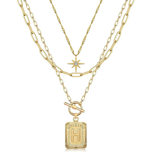 Bohemia Necklace With Personlized Letter