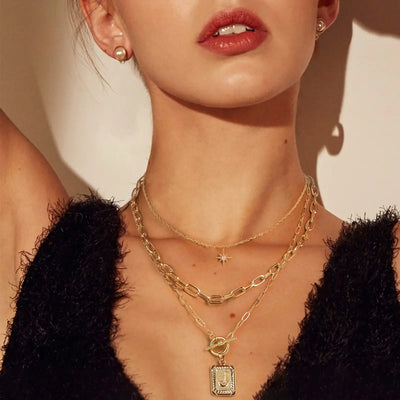 Bohemia Necklace With Personlized Letter