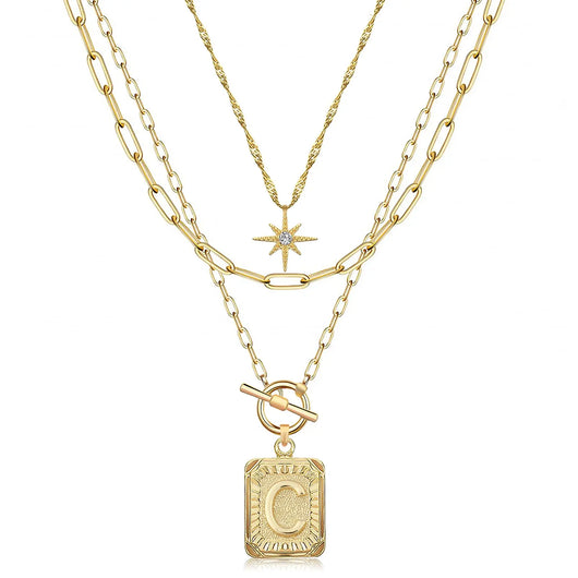 Bohemia Necklace With Personlized Letter