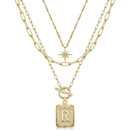 Bohemia Necklace With Personlized Letter