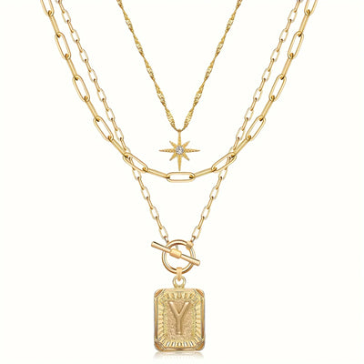 Bohemia Necklace With Personlized Letter