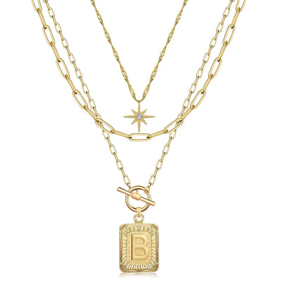 Bohemia Necklace With Personlized Letter