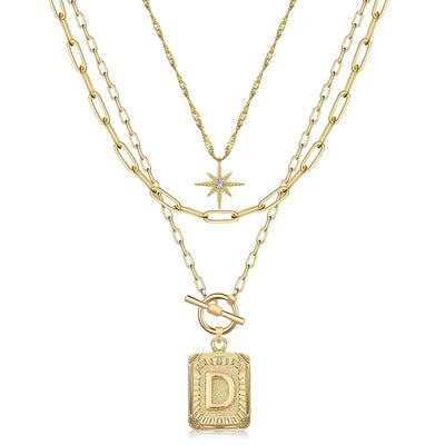 Bohemia Necklace With Personlized Letter