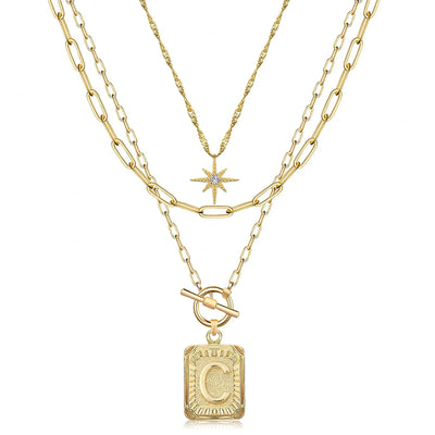 Bohemia Necklace With Personlized Letter
