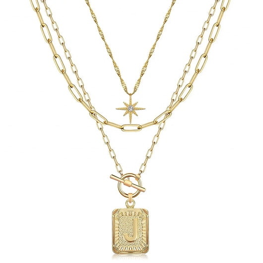 Bohemia Necklace With Personlized Letter