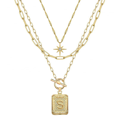 Bohemia Necklace With Personlized Letter