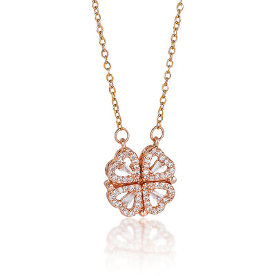 Clover Necklace - Rose Gold