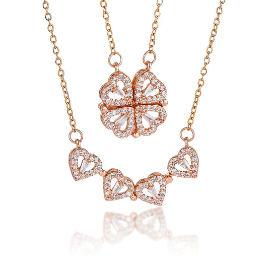 Clover Necklace - Rose Gold