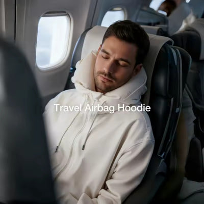 Your Hoodie Just Became a Neck Pillow.